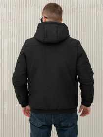Мужская куртка демисезонная модель 35-2-CKF-BLCK Фото
