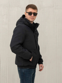 Мужская куртка демисезонная модель 35-2-CKF-BLCK Фото