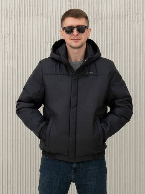 Чоловіча куртка демісезонна модель 35-2-CKF-BLUE Фото