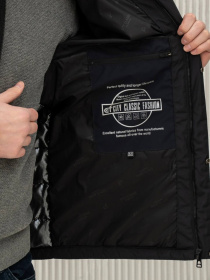 Демісезонна куртка City Fashion Classic модель 67-1-CKF-BLUE Фото