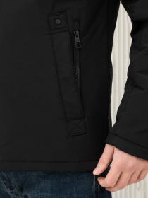 Демисезонная куртка City Fashion Classic модель 67-2-CKF-BLCK Фото