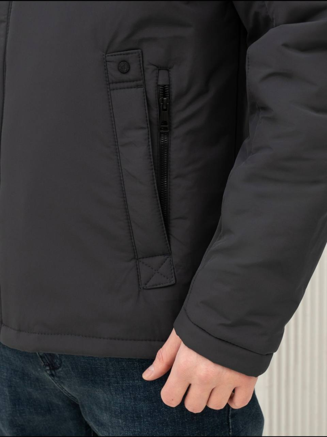 Мужская демисезонная куртка модель 67-2-CKF-GR Фото