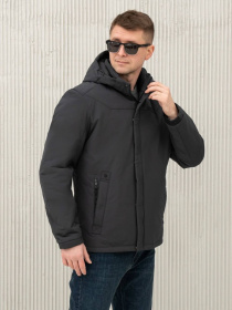 Мужская демисезонная куртка модель 67-2-CKF-GR Мужская демисезонная куртка модель 67-2-CKF-GR Фото