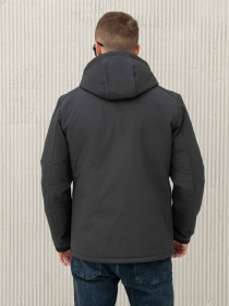 Мужская демисезонная куртка модель 67-2-CKF-GR Мужская демисезонная куртка модель 67-2-CKF-GR Фото