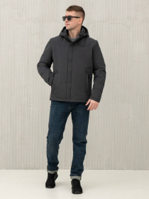 Демисезонная куртка City Fashion Classic модель 67-2-CKF-GR Фото