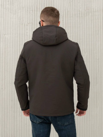 Мужская демисезонная куртка модель 67-2-CKF-BROWN Мужская демисезонная куртка модель 67-2-CKF-BROWN Фото