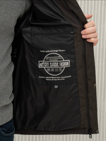 Мужская демисезонная куртка модель 67-2-CKF-BROWN Мужская демисезонная куртка модель 67-2-CKF-BROWN Фото