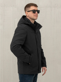 Демисезонная куртка City Fashion Classic модель 67-2-CKF-DARK_GR Фото