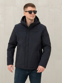 Демисезонная куртка City Fashion Classic модель 67-2-CKF-BLUE Фото