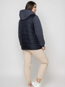 Демисезонная куртка City Fashion Classic модель LR-132-BLU Демисезонная куртка City Fashion Classic модель LR-132-BLU Фото