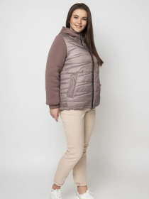 Демисезонная куртка City Fashion Classic модель LR-132-beige Фото