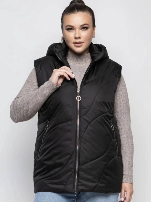 Женский жилет демисезонный модель LR-7-BLCK Фото