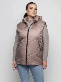 Утеплений жилет UVENTUM модель LR-7-BEIGE Фото