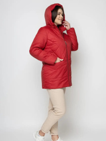 Демисезонная куртка City Fashion Classic модель LR-134-red Фото