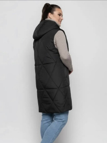 Жилет демисезонный женский модель LR-8-BLCK Фото
