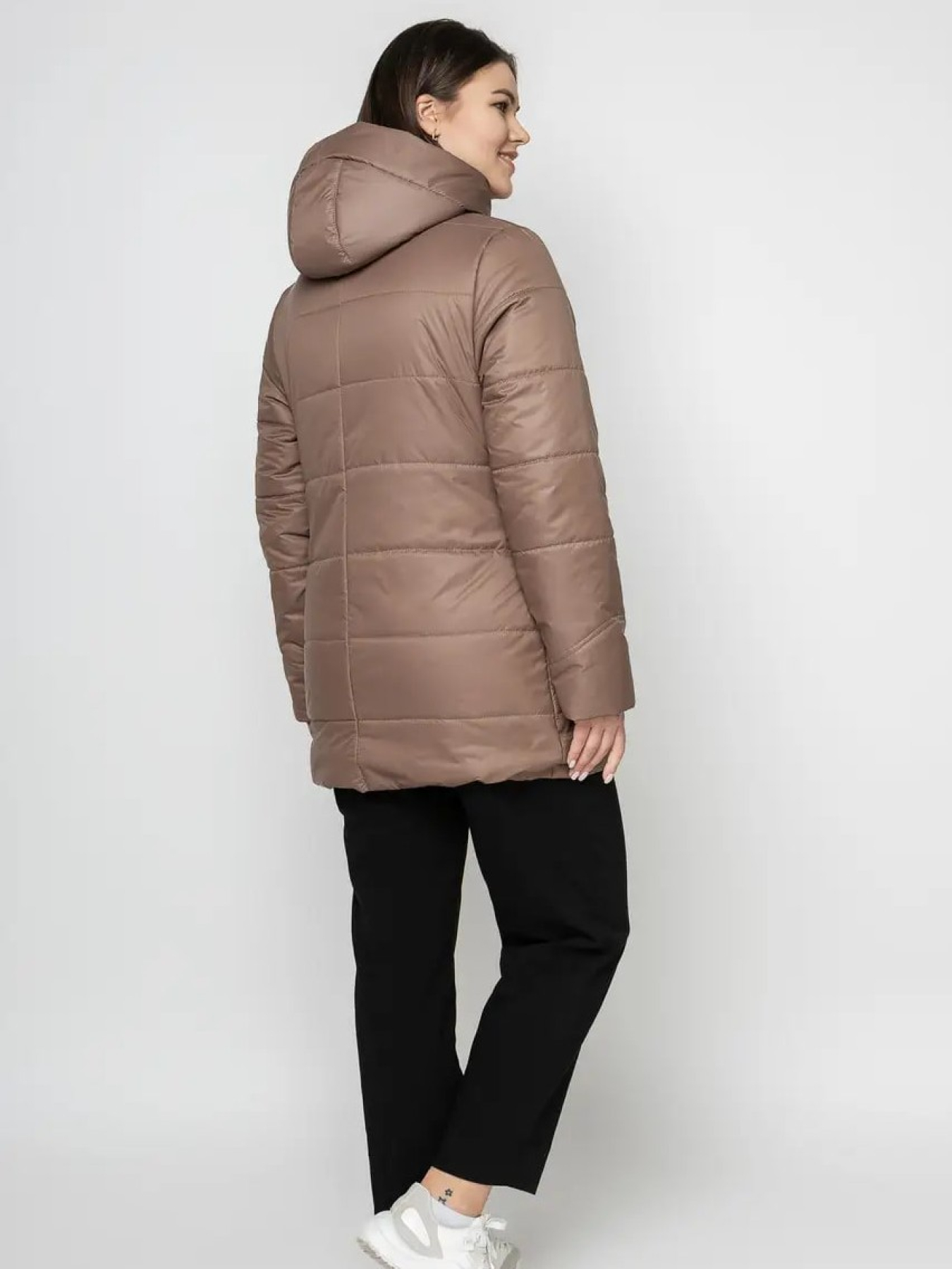 Демісезонна куртка City Fashion Classic модель LR-134-brown Фото