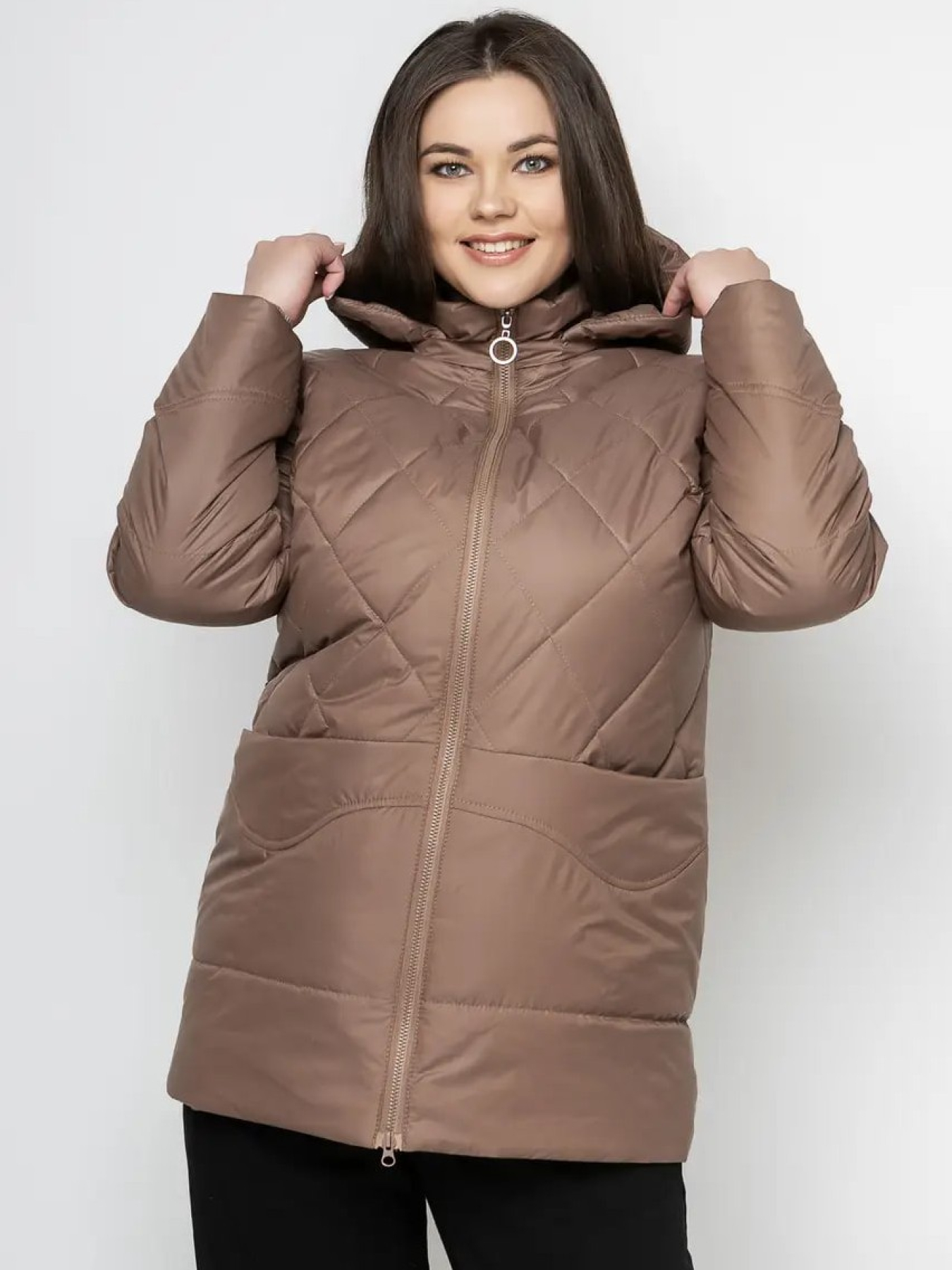 Демісезонна куртка City Fashion Classic модель LR-134-brown Фото