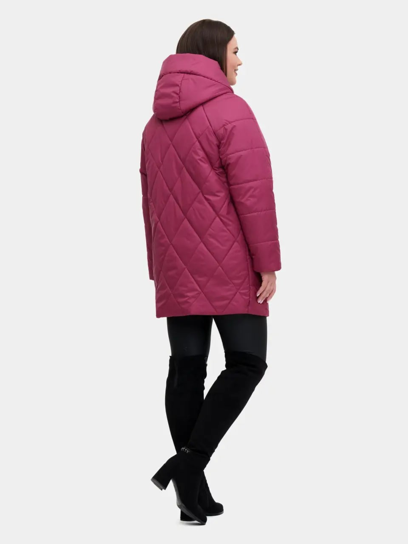 Демисезонная куртка City Fashion Classic модель LR-72-burgundy Фото