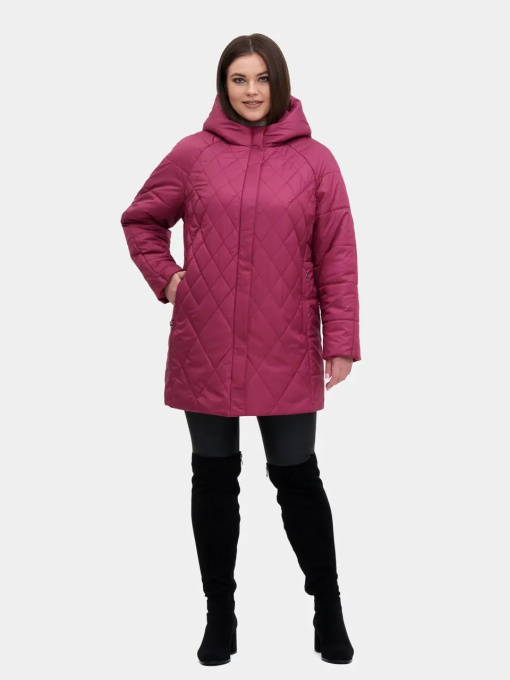 Демисезонная куртка City Fashion Classic модель LR-72-burgundy Фото