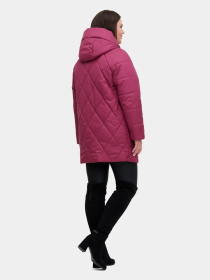 Демисезонная куртка City Fashion Classic модель LR-72-burgundy Фото