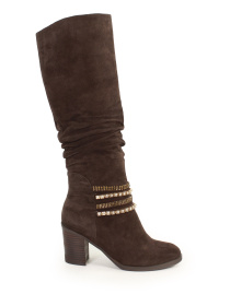 Женские замшевые сапоги в элегантном коричневом цвете модель ZS7194-05-0297-9MB-1320 Женские замшевые сапоги в элегантном коричневом цвете модель ZS7194-05-0297-9MB-1320 Фото