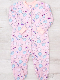 Утеплений ясельний комбінезон для дівчинки на кнопках, Світло-персиковий Носи Своє (5058-024-5) модель 5058-024-5-tstechka-svtlo-persikovij Фото