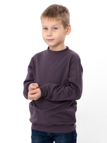 Утеплений джемпер для хлопчика (оверсайз) однотонний, Темно-фіолетовий Носи Своє (6069-023-4) модель 6069-023-4-nzhir Фото