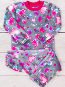 Пижама Носи своє модель 6079-035-5-1-buzkovo-rozhev-serdechka-na-sromu Фото