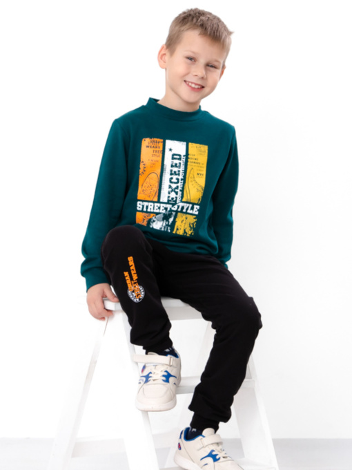 Повседневный костюм Носи своє модель 6063-023-33-4-temno-smaragdovij-street-style Фото