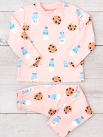 Піжама для дівчинки (тепла), Персиковий Носи Своє (6076-024-5) модель 6076-024-5-svtlo-persikovij-milk Фото