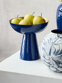 Фруктовница "Элизиум" железная MBM HOME модель BD-02 DEEP BLUE/BRONZE Фото