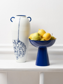 Фруктовница "Элизиум" железная MBM HOME модель BD-02 DEEP BLUE/BRONZE Фото