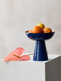 Фруктівниця "Елізіум" залізна MBM HOME модель BD-02 DEEP BLUE/BRONZE Фото