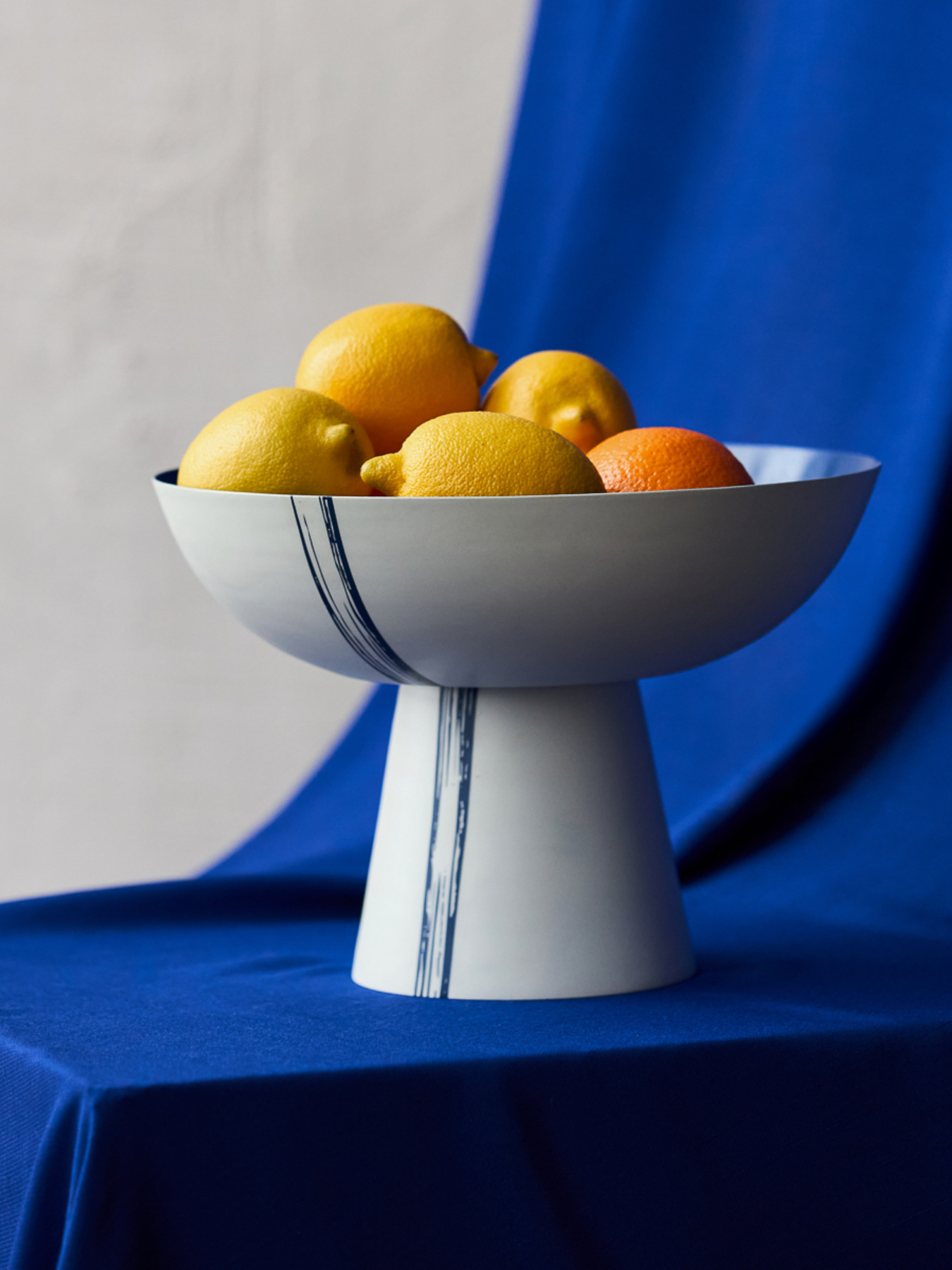 Фруктівниця "Елізіум" залізна модель BD-03 PRINT/DEEP BLUE Фото