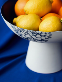 Фруктівниця "Елізіум" залізна модель BD-03 PRINT/DEEP BLUE Фото