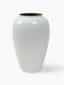 Ваза "Элизиум" железная белая с золотистым MBM HOME модель VB-04 WHITE/GOLD Фото