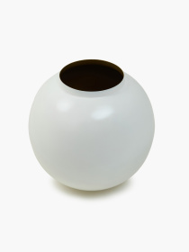 Ваза "Элизиум" железная белая с золотистым модель VB-05 WHITE/GOLD Фото