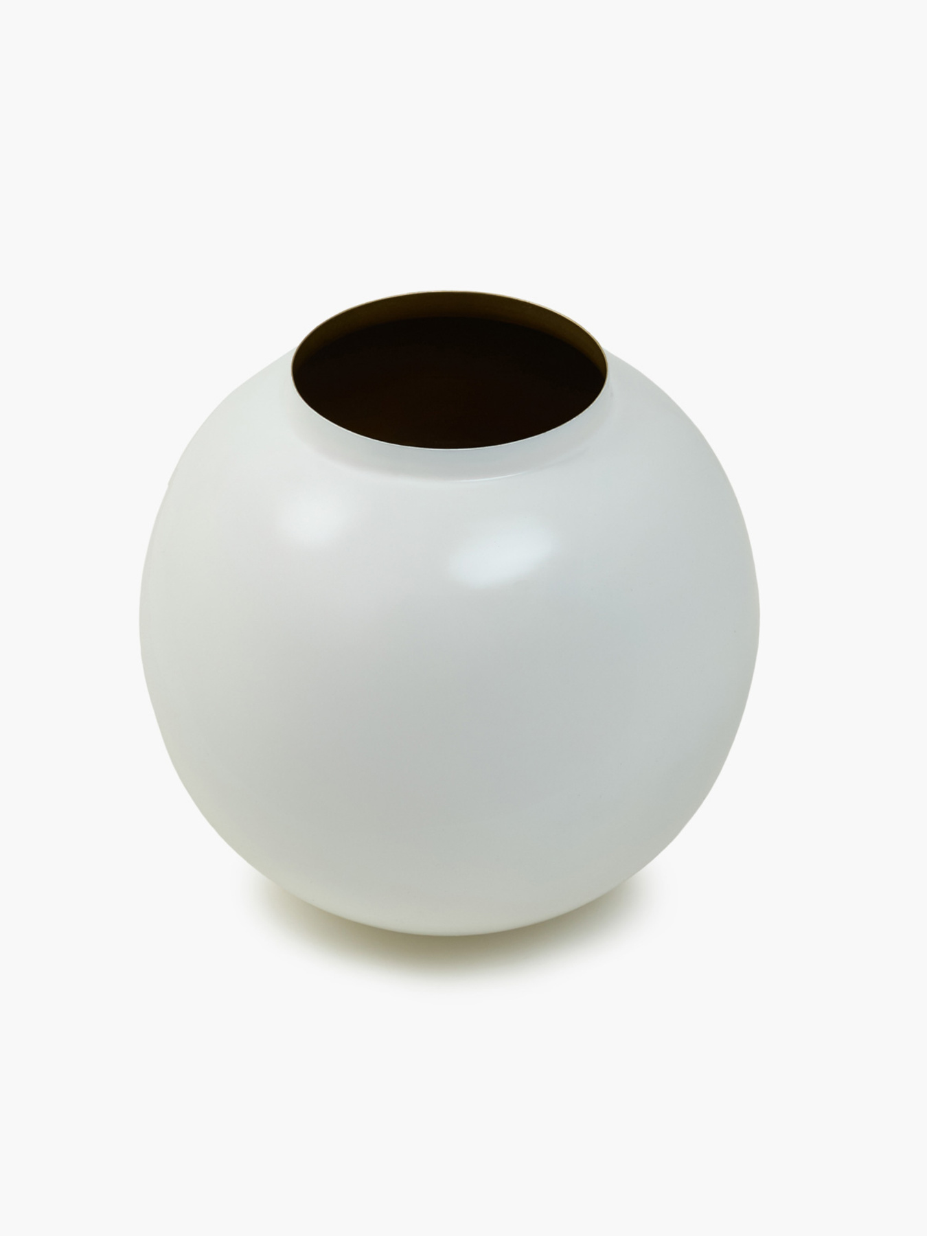 Ваза "Элизиум" железная белая с золотистым MBM HOME модель VB-05 WHITE/GOLD Фото