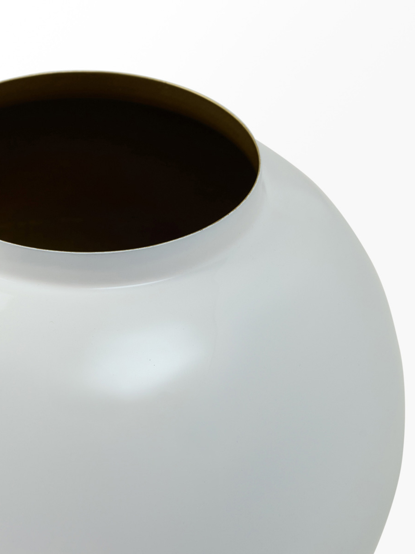 Ваза "Элизиум" железная белая с золотистым MBM HOME модель VB-05 WHITE/GOLD Фото