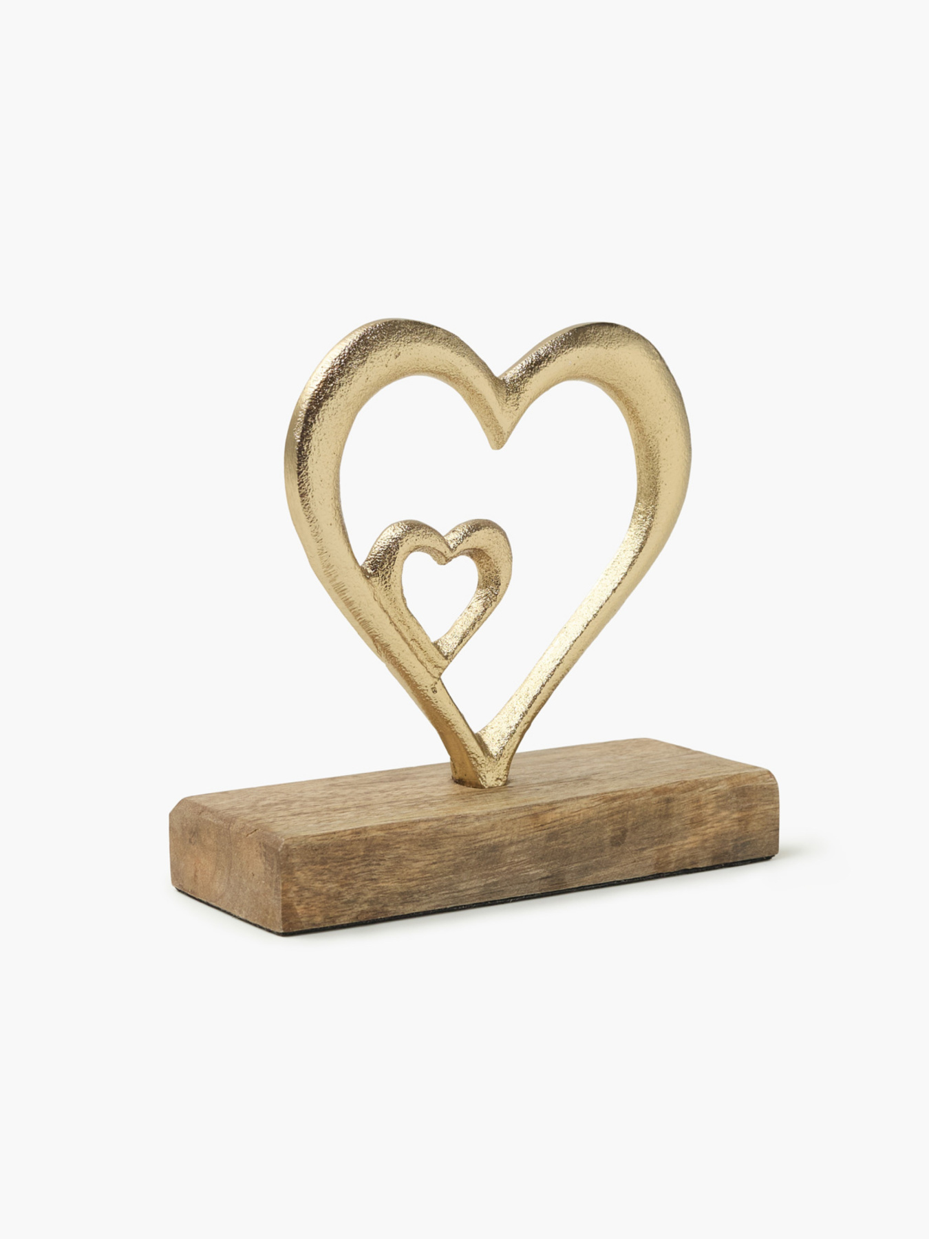 Декор алюминиевый "Сердце" золотистый модель DH-ST-38 GOLD Фото