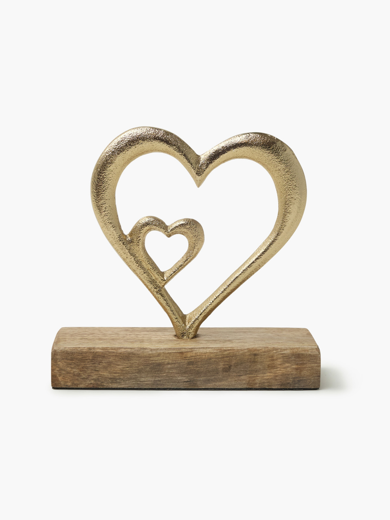 Декор алюминиевый "Сердце" золотистый MBM HOME модель DH-ST-38 GOLD Фото