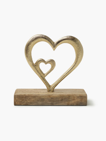 Декор алюминиевый "Сердце" золотистый MBM HOME модель DH-ST-38 GOLD Декор алюминиевый "Сердце" золотистый MBM HOME модель DH-ST-38 GOLD Фото