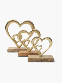 Декор алюминиевый "Сердце" золотистый MBM HOME модель DH-ST-38 GOLD Декор алюминиевый "Сердце" золотистый MBM HOME модель DH-ST-38 GOLD Фото