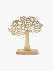 Декор алюминиевый "Дерево" золотистый модель DH-ST-39 GOLD Фото