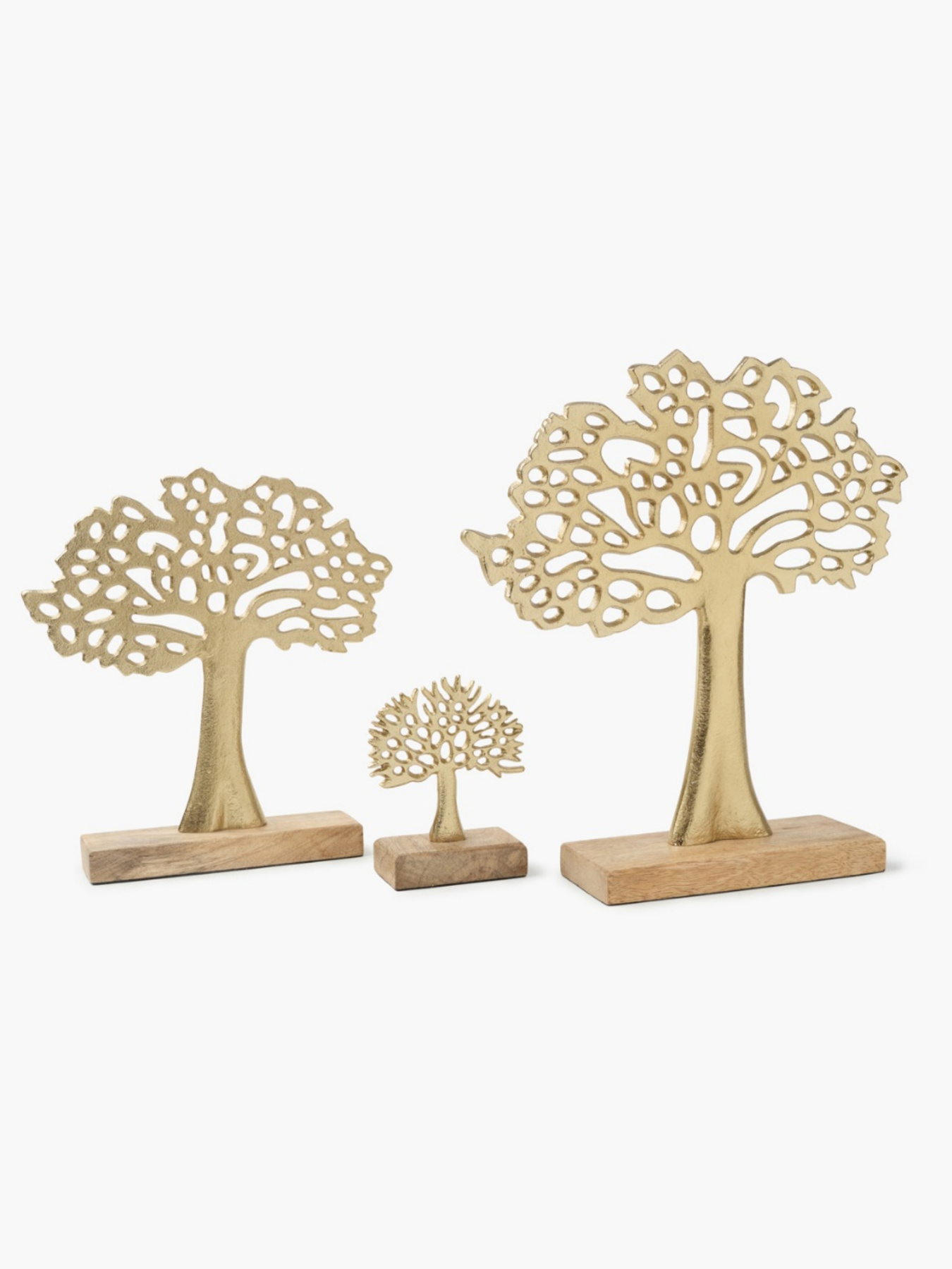 Декор алюминиевый "Дерево" золотистый MBM HOME модель DH-ST-39 GOLD Фото