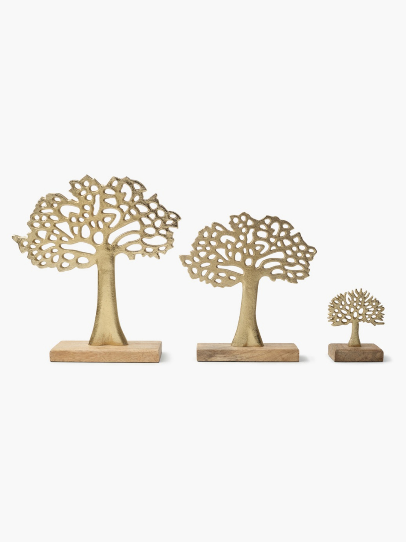 Декор алюминиевый "Дерево" золотистый MBM HOME модель DH-ST-39 GOLD Фото