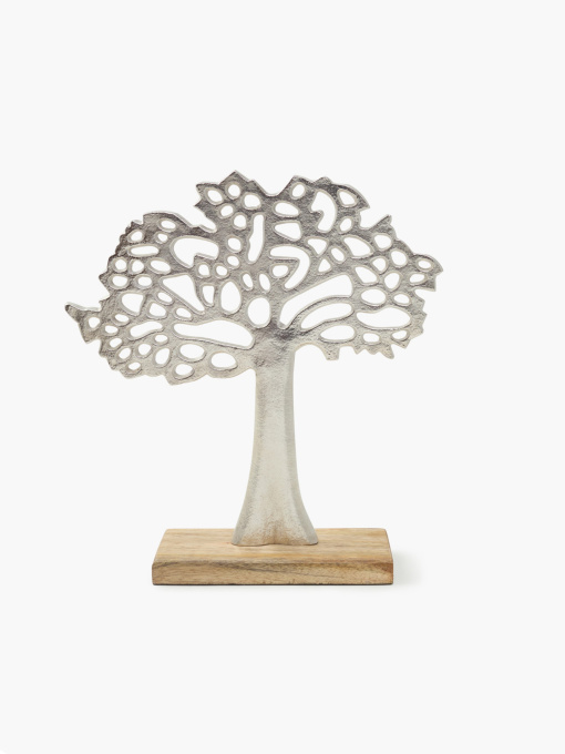 Декор алюмінієвий "Дерево" сріблястий модель DH-ST-39 SILVER Фото