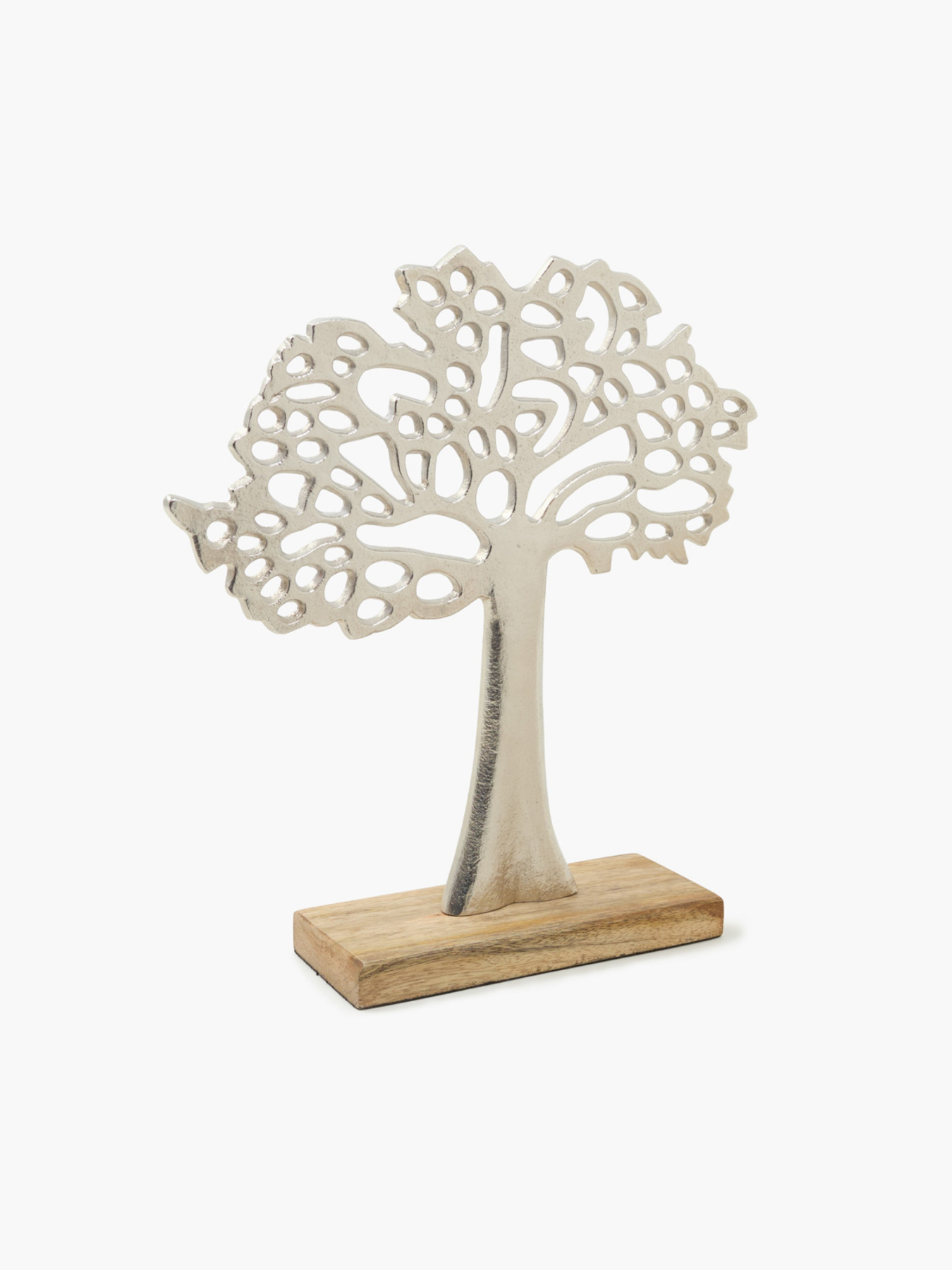 Декор алюминиевый "Дерево" серебристый MBM HOME модель DH-ST-39 SILVER Фото