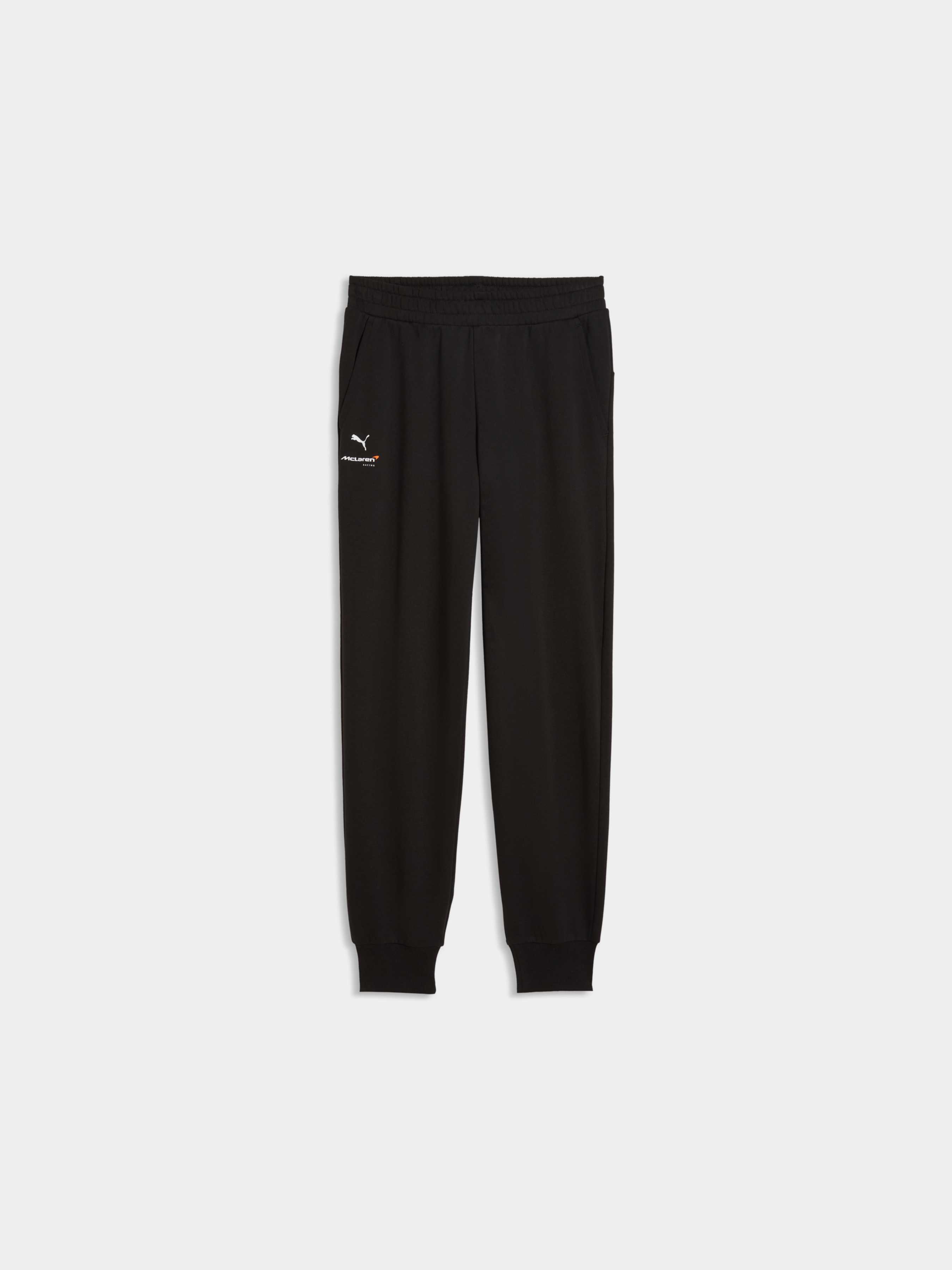 Чоловічі Спортивні штани PUMA Mclaren Ess Pants (637453_01) колір чорний, матеріал комбінований верх