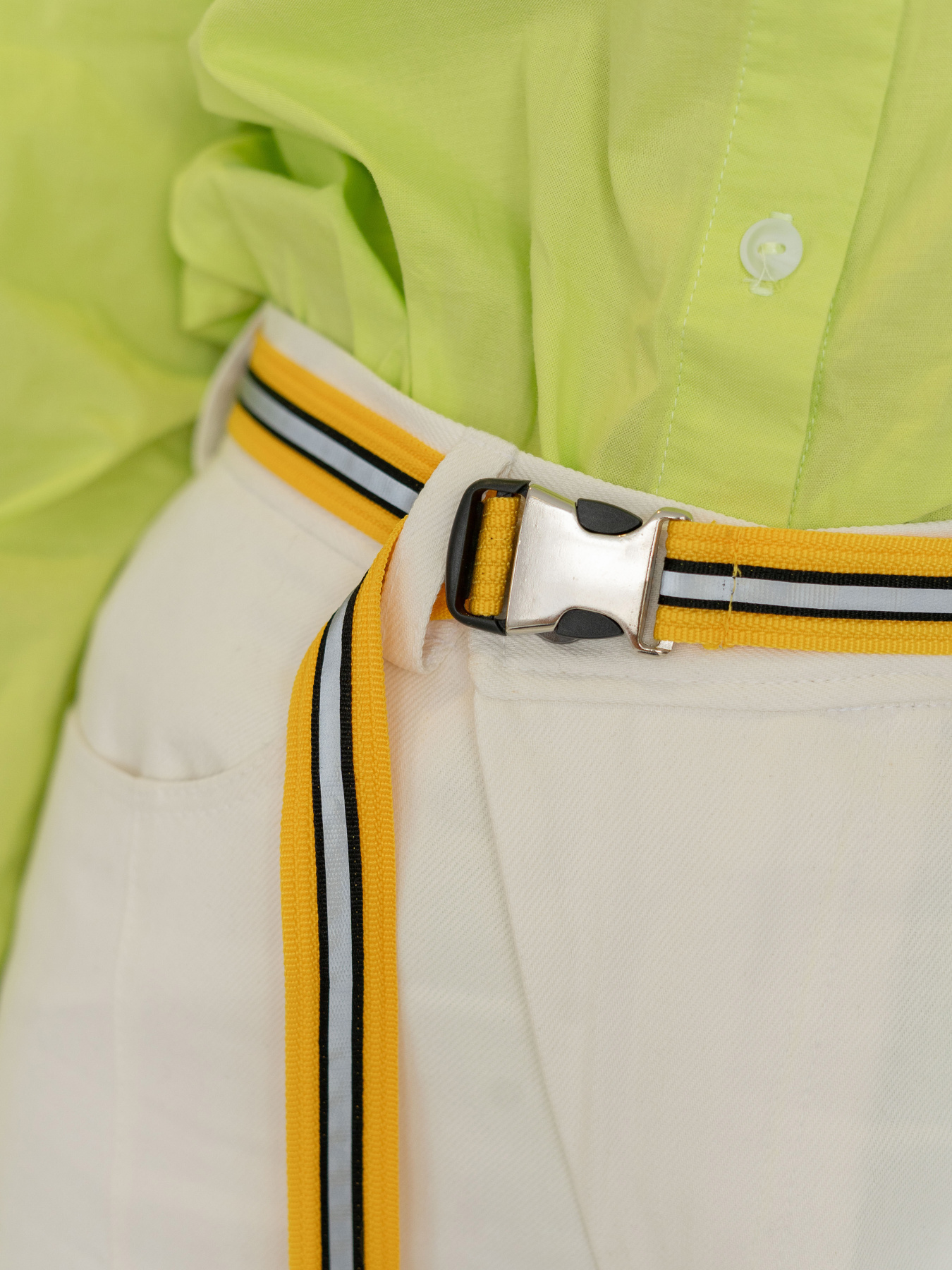 Ремінь 7/11 Seven Eleven модель SE16Belt25YBRflctv Ремінь 7/11 Seven Eleven модель SE16Belt25YBRflctv Фото